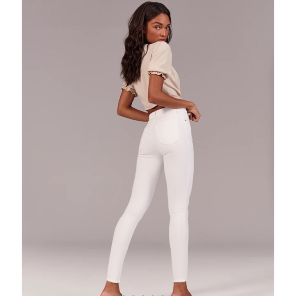 A&F High Rise Jean Legging Sz 26